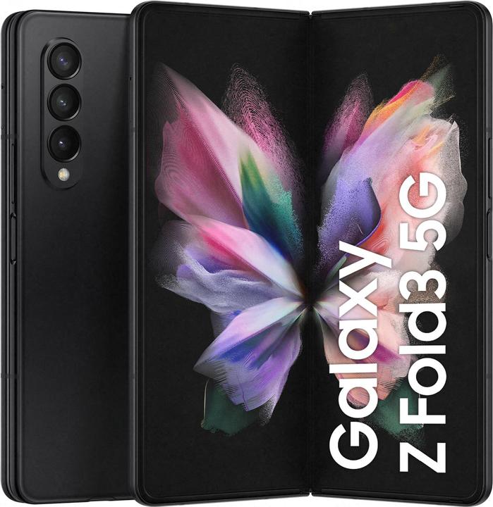 Produktbild Samsung Galaxy Z Fold3 5G EU (512 GB, Phantom Black, 7.60", SIM + eSIM, 12 Mpx, 5G)