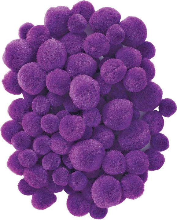 Image du produit Colorations Teintures - Pom Poms Lila, 100 pièces.