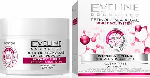 Image du produit Eveline 3D-Retinol A Highly Firming Cream Pre-Firming System For A Bathy Skin Type Day/Night 50Ml (50 ml, Crème 24h)