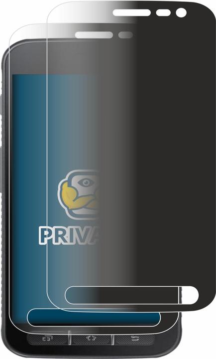 Productafbeelding BROTECT Anti-spionnetje privacyfolie Beschermfolie tegen blauw licht (2 Stuk, Samsung Galaxy Xcover 4)