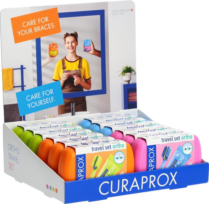 Produktbild Curaprox Travel Set Ortho Display ass 12 (Extra weich, 12 x)