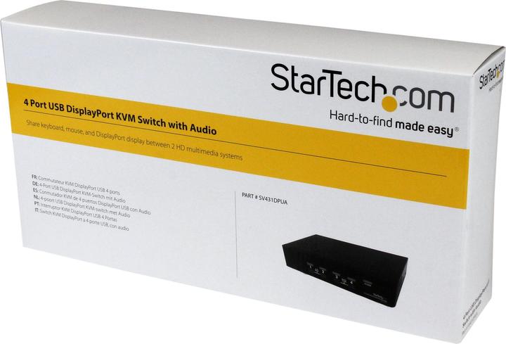 Produktbild StarTech 4 Port Displayport Kvm Switch