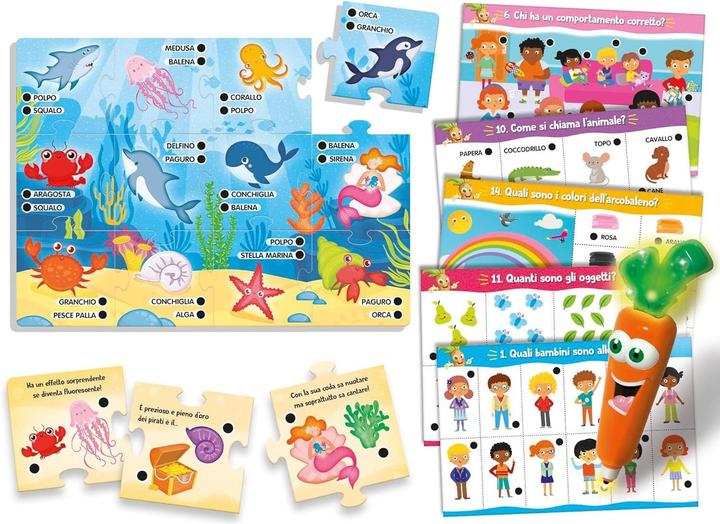 Actual product image Lisciani Talking Pen Carrot The Useful Interactive Quizzes