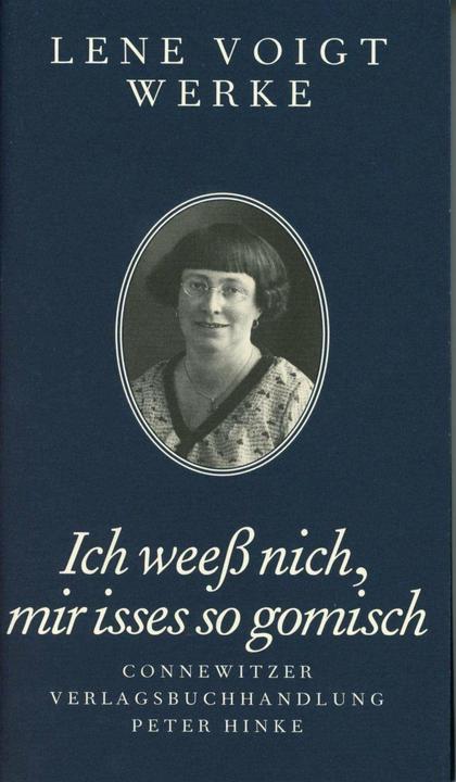 Produktbild Ich weess nich, mir isses so gomisch (Deutsch, Lene Voigt, 2023)