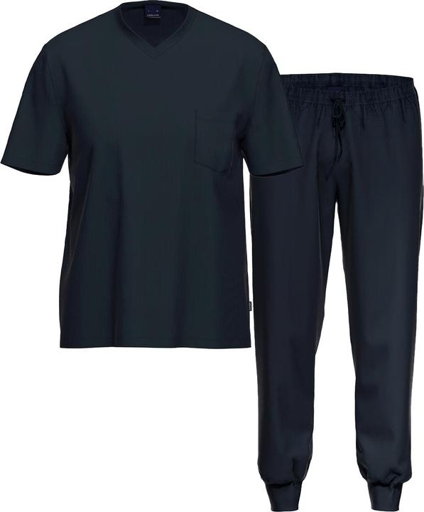 Actual product image Ammann Organic Cotton pajamas - T-shirt with pants long with cuffs (L)