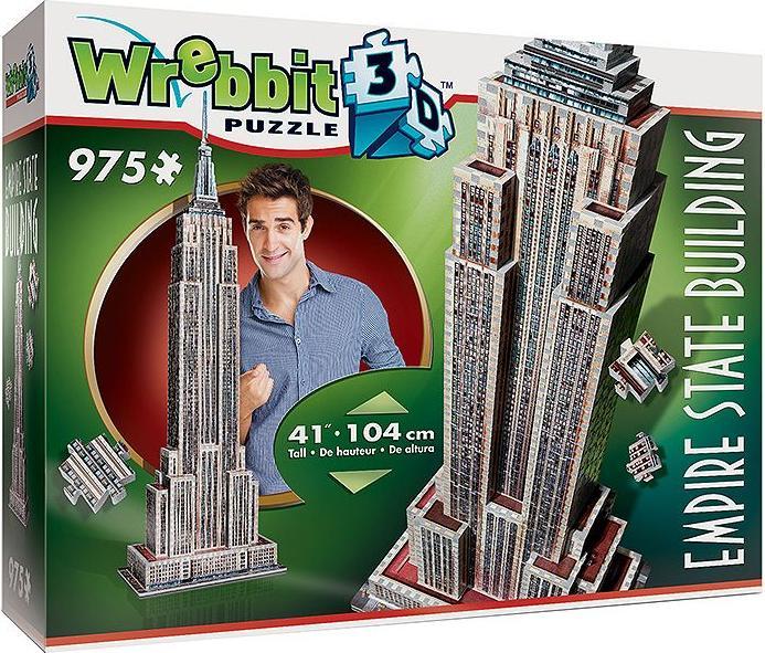 Actual product image Wrebbit 3D Empire State Building (975 pieces)