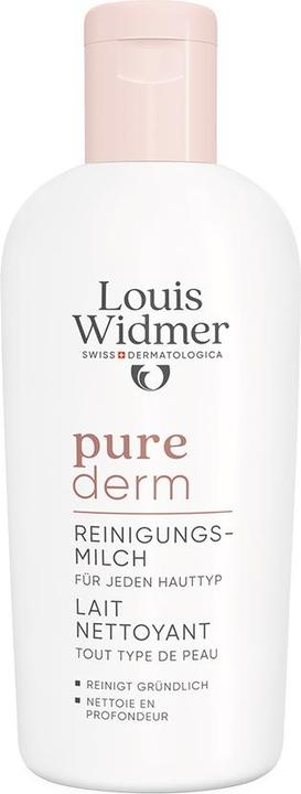 Actual product image Widmer Louis Purederm Reinigungsmilch parfumiert 200 ml (Cleansing lotion, 200 ml)