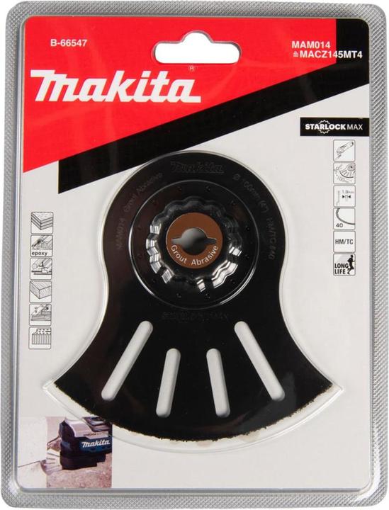 Actual product image Makita Carbide segment saw blade B-66547