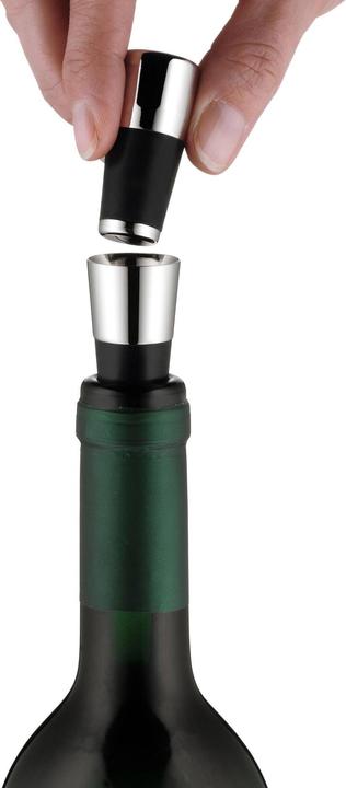 Produktbild WMF Weinausgiesser mit Flaschenverschluss für alle Weinflaschen Vino Edelstahl (Weinausgiesser, Weinverschluss)