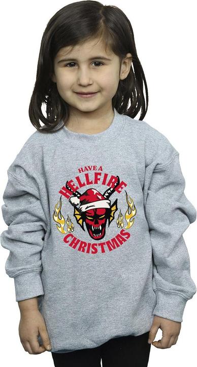 Immagine prodotto Netflix Stranger Things Hellfire Christmas Felpa Ragazze (152, 158)