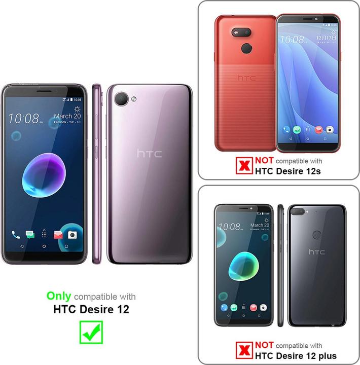 Image du produit Cadorabo Book Classy Style Cover (HTC Desire 12)