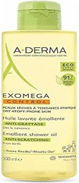 Image du produit A-Derma EXOMEGA CONTROL Huile nettoyante émolliente huile (Huiles, 500 ml)