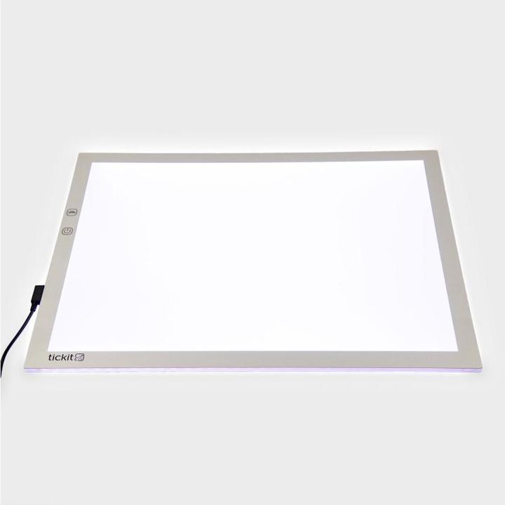TickiT Light panel with color change for children - rectangular A3 - (size 46 x 34 cm)
