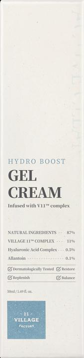 Image du produit Village 11 Factory Hydro boost gel cream (50 ml, Gel visage)