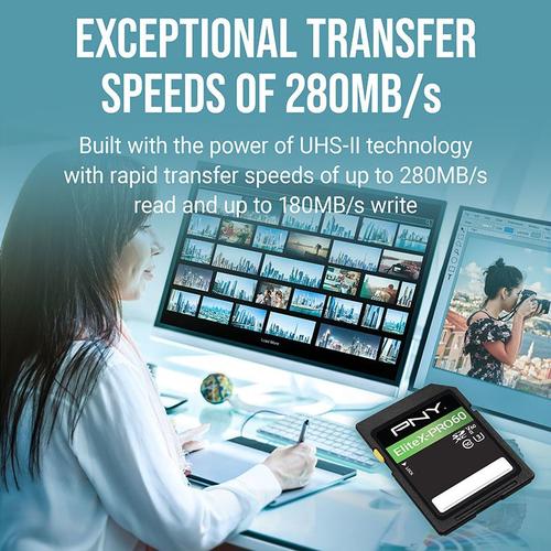 Produktbild PNY Elite X-Pro 60 (256 GB, microSDXC, U3, UHS-II)