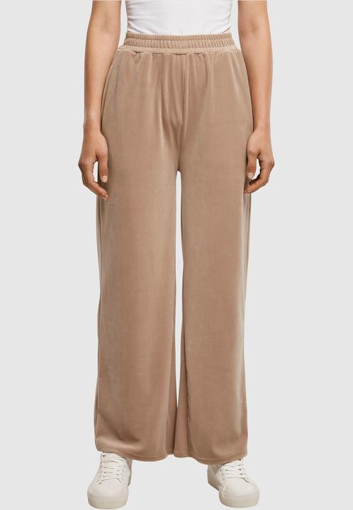 Produktbild Urban Classics Ladies High Waist Straight Velvet Sweatpants (XS)