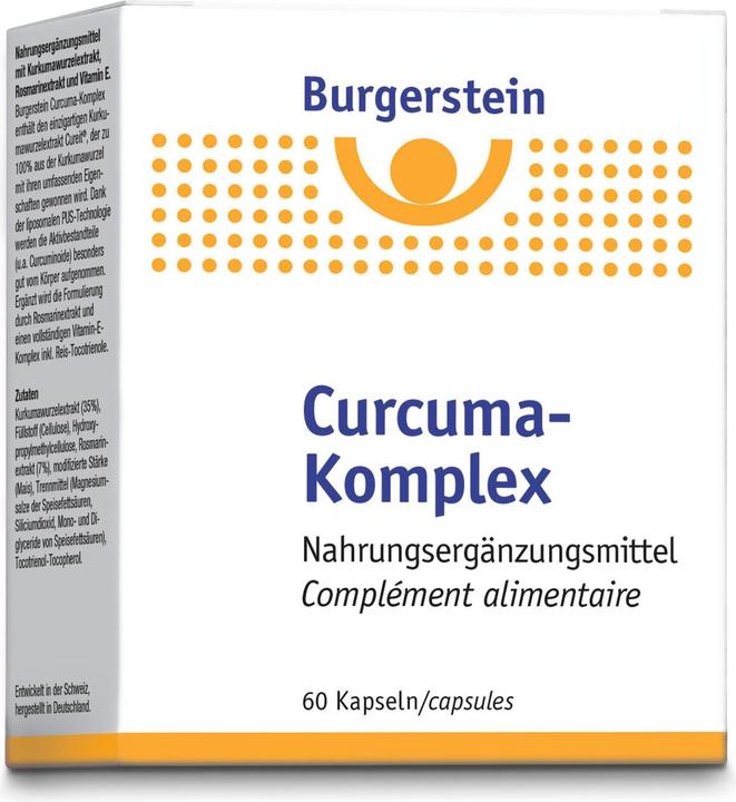 Nährwerte und Zutaten Burgerstein Curcuma-Komplex (1 Stück, Kapseln, 42 g)