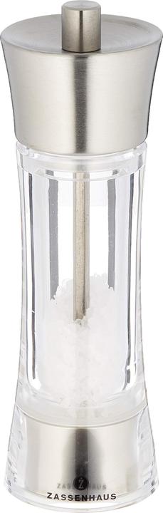 Zassenhaus Salzmühle Aachen Acryl/Edelstahl, 18 cm (Salz)