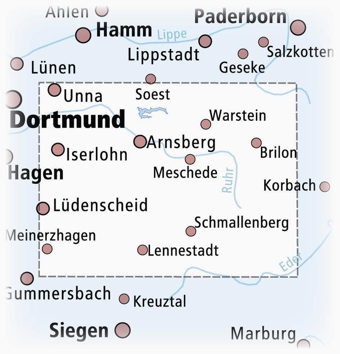 Actual product image PUBLICPRESS cycle map Sauerland