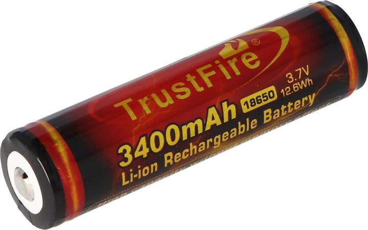Image du produit Trustfire Accu 18650 3400mAh, PCB protégé (Flame) (1 pcs, 18650, 3400 mAh)