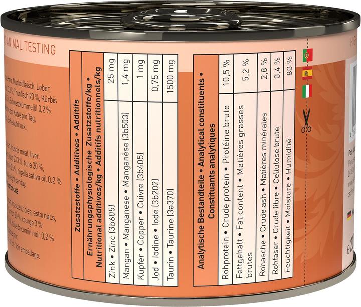 Produktbild Catz Finefood No.25 Huhn & Thunfisch (Adult, 1 Stk., 200 g)