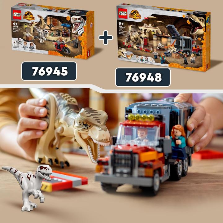 Produktbild LEGO T. Rex & Atrociraptor: Dinosaurier-Ausbruch (76948, LEGO Jurassic World)