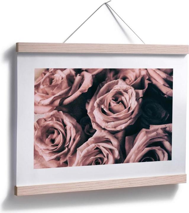 Produktbild Trenddeko Rosa Rosen im Vintagestil (30 x 24 cm)