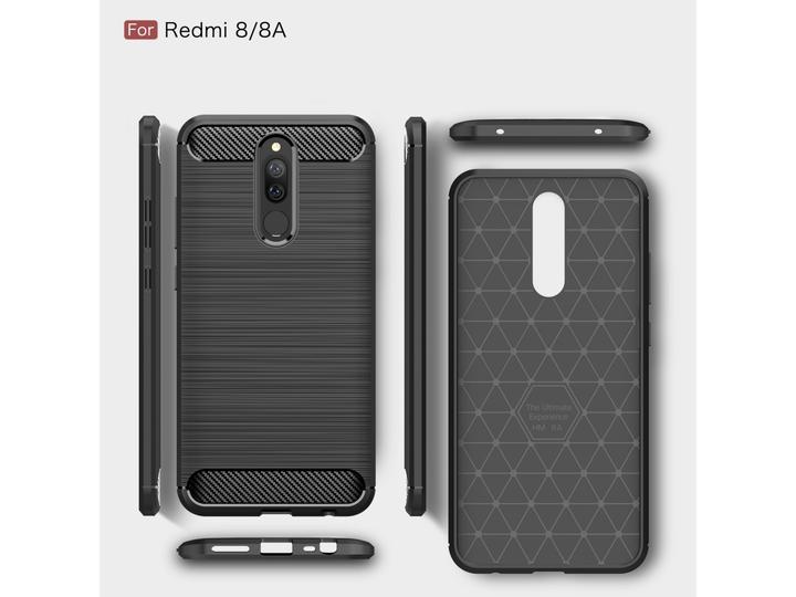 Immagine prodotto Screenguard Xiaomi Redmi 8 Cover Carbon Brushed Soft TPU (Xiaomi Redmi 8)