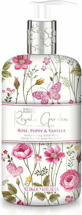 Actual product image Baylis & Harding Royale Garden Rose Poppy & Vanilla Hand Wash 500ml (Liquid soap, 500 ml)