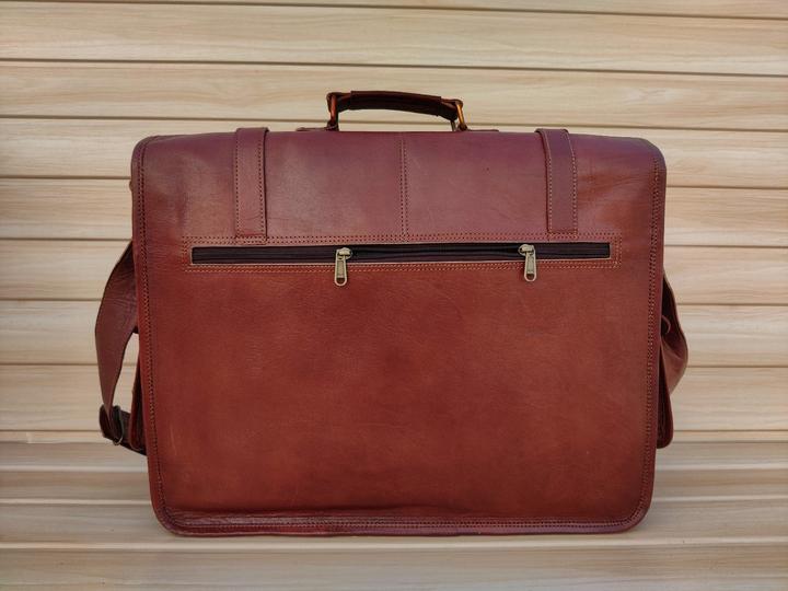 Produktbild Only-Bags.Store Leder-Messenger-Tasche, Personalisierte Laptop-Tasche, Herren-Aktenkoffer-Tasche