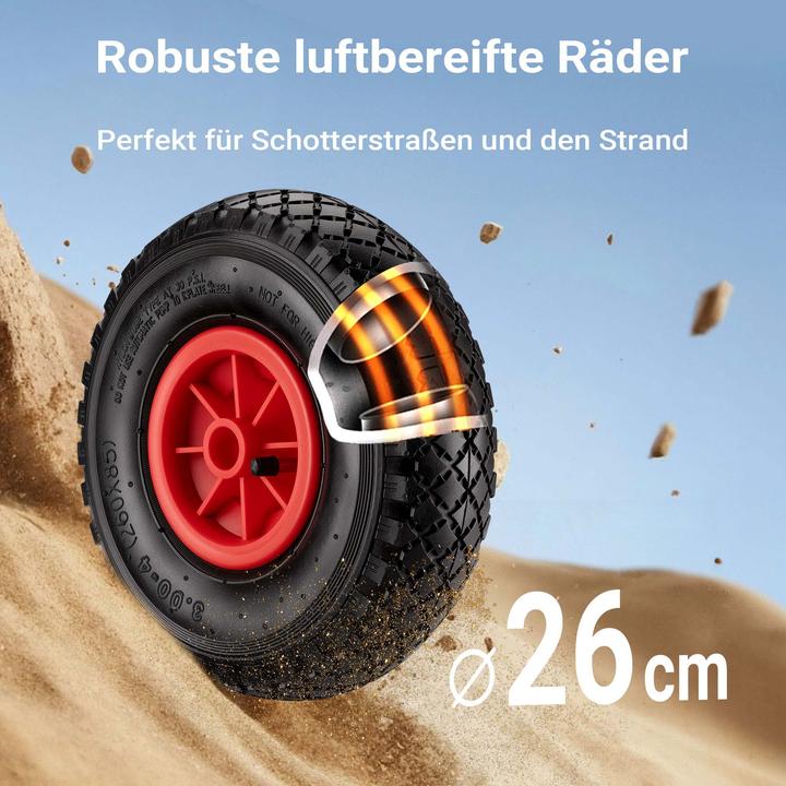 Actual product image Wiltec Fishing trolley with bag Fishing trolley up to 50kg handcart Transport trolley