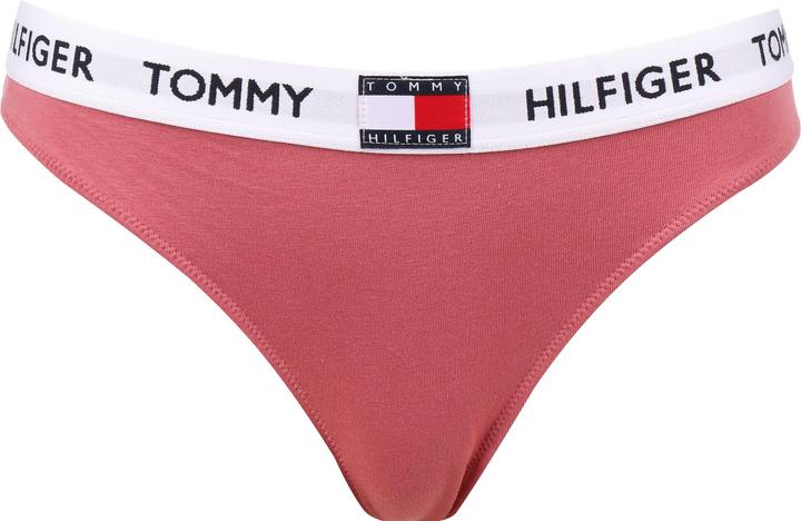 Tommy Hilfiger Damen String Thong mit Stretch, Rosa (English Pink), S (S)