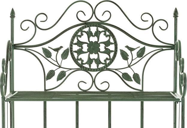 Actual product image CLP Flora floor standing shelf, antique green (66 x 32 x 175 cm)