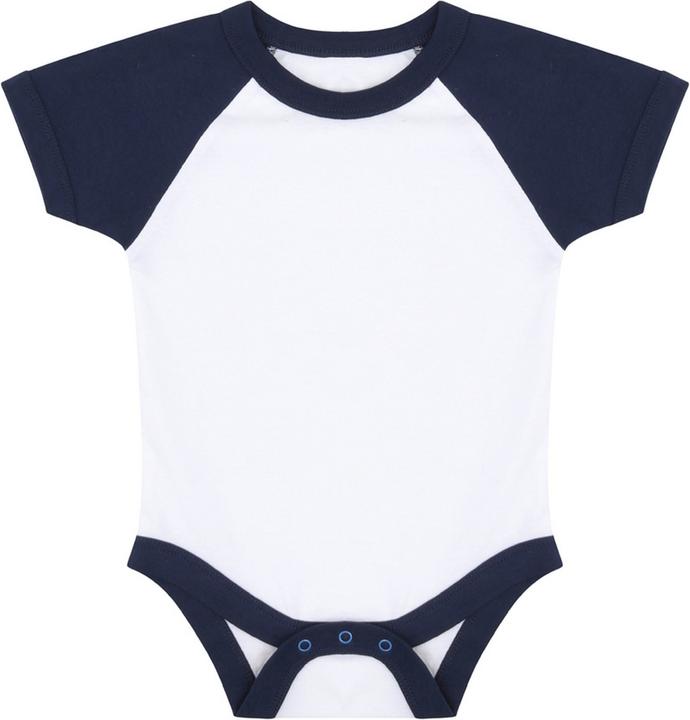 Larkwood Baby Jungenmädchen Essential Kurzarm Baseball Body