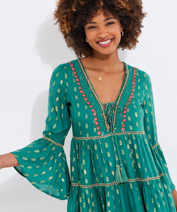Image du produit Joe Browns Tiered Beaded Boho Mini Dress (36)