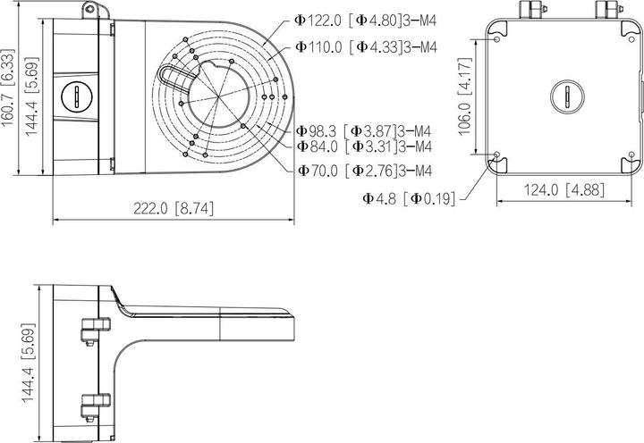 Produktbild Dahua Support de montage mural DH-PFB206W (Montage-Kit)