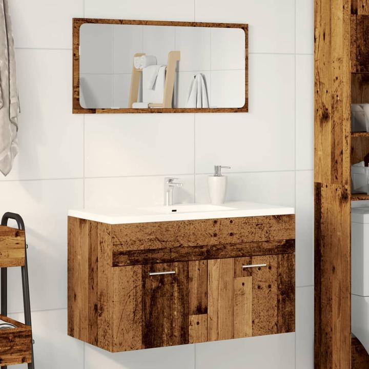 Immagine prodotto VidaXL Mobiletto Base Mobiletto da bagno a muro Aspetto legno antico