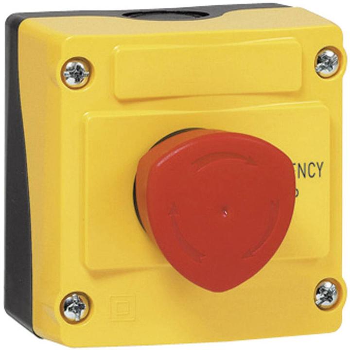Actual product image Baco Emergency stop button Mushroom button in housing