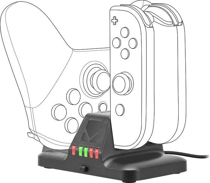 Actual product image Speedlink Quad Multi-Charger (Switch)