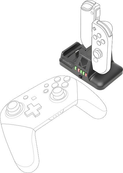 Actual product image Speedlink Quad Multi-Charger (Switch)