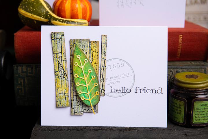 Actual product image Sizzix 3D embossing stencil "Cracked by Tim Holtz"