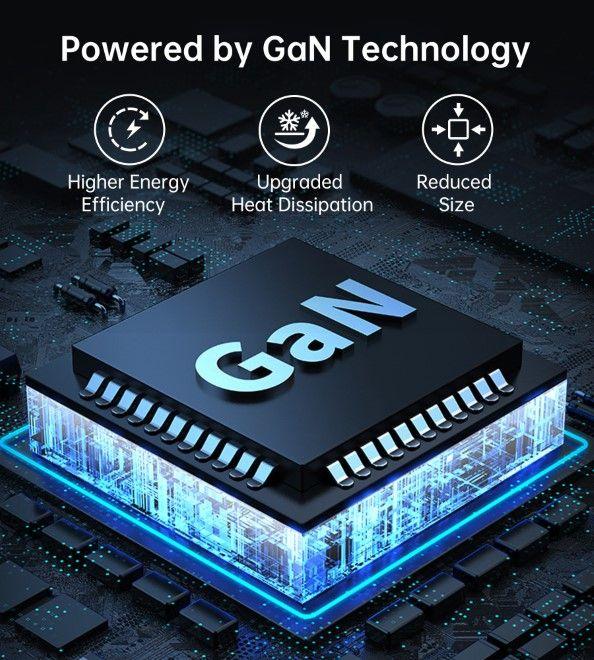 Produktbild Choetech PD8008 100W GaN-Schnellladegerät 2x USB-A / 2x USB-C - Weiss (100 W)