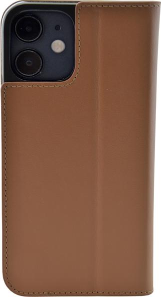 Actual product image Mike Galeli Book cover genuine leather Marc cognac (Apple iPhone 11)