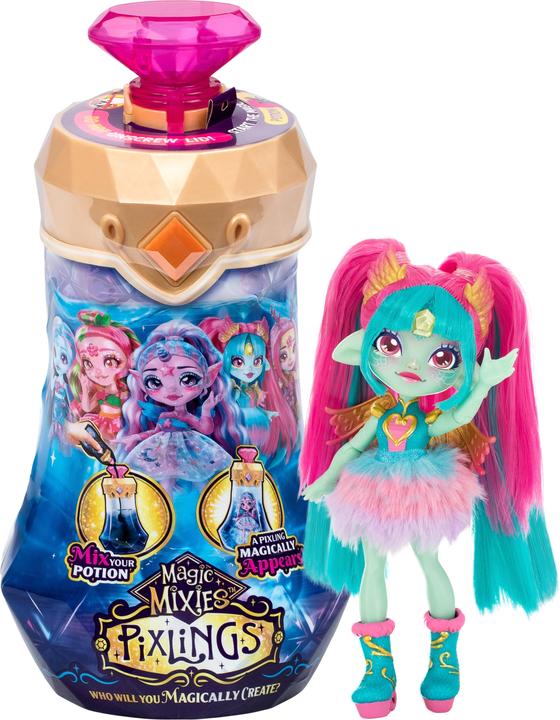 Produktbild Magni Magic Mixies Pixlings Puppe Drache türkis