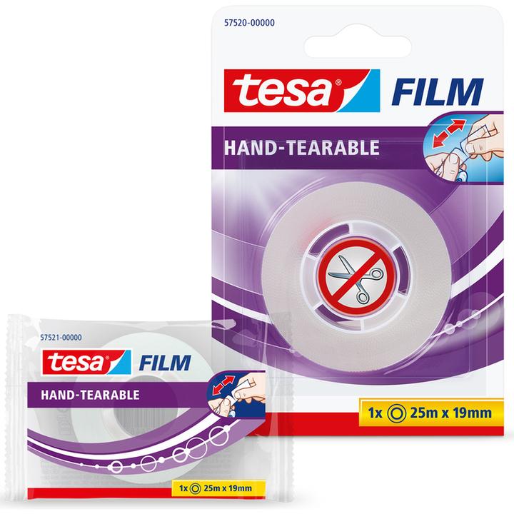 Produktbild tesa tesafilm Klebeband von Hand einreissbar (19 mm)