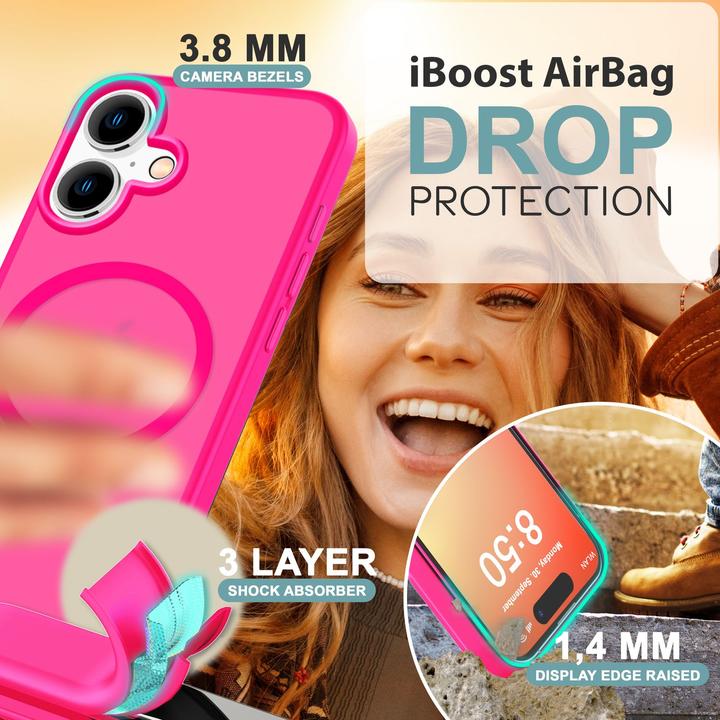 Image du produit Nalia Étui hybride mat avec fonction MagSafe (Apple iPhone 16)