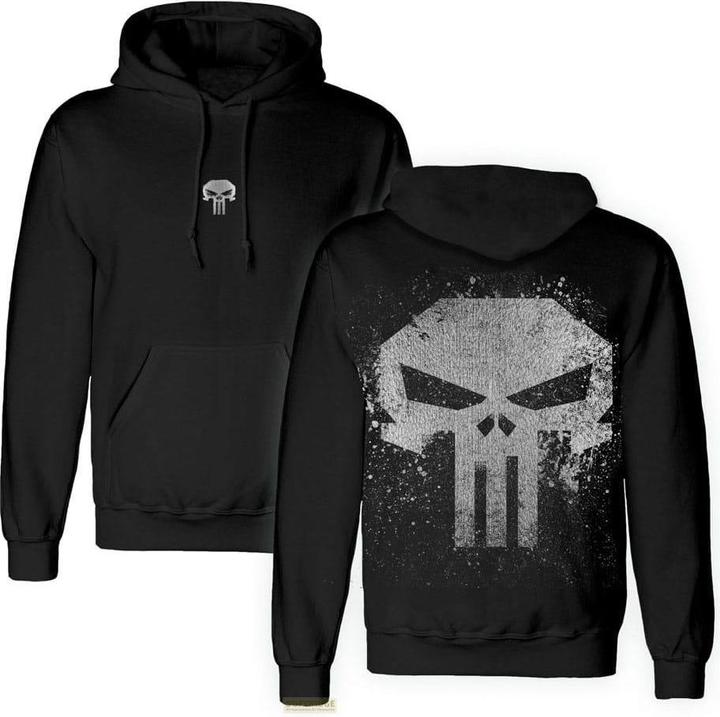 Produktbild Heroes Inc Punisher Kapuzenpullover Skull With Metallic Ink Grösse M (M)