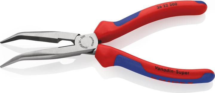 Knipex Flachrundzange mit Schneide (200 mm)