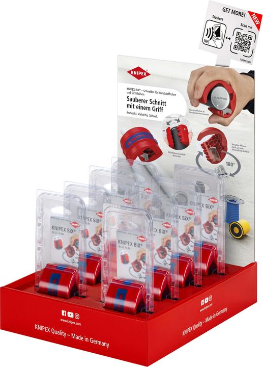 Actual product image Knipex 00 18 01 V43 Counter display 8x 90 22 10 BK (250 mm)