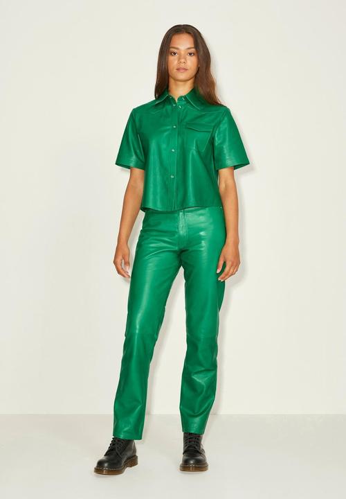 Actual product image JJXX JXGrace Straight Leather Pants